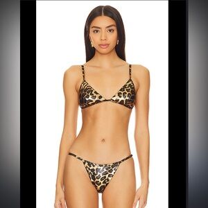 Good American Leopard Bikini